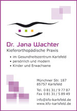 Anzeigengestaltung Dr. Jana Wacher Karlsfeld