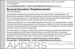 Stellenanzeige Anders Consulting