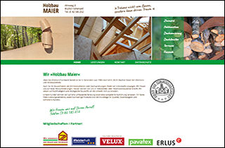website holzbau maier altomünster hohenzell