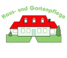 Bildmarke mit Grafik Haus- und Gartenpflege